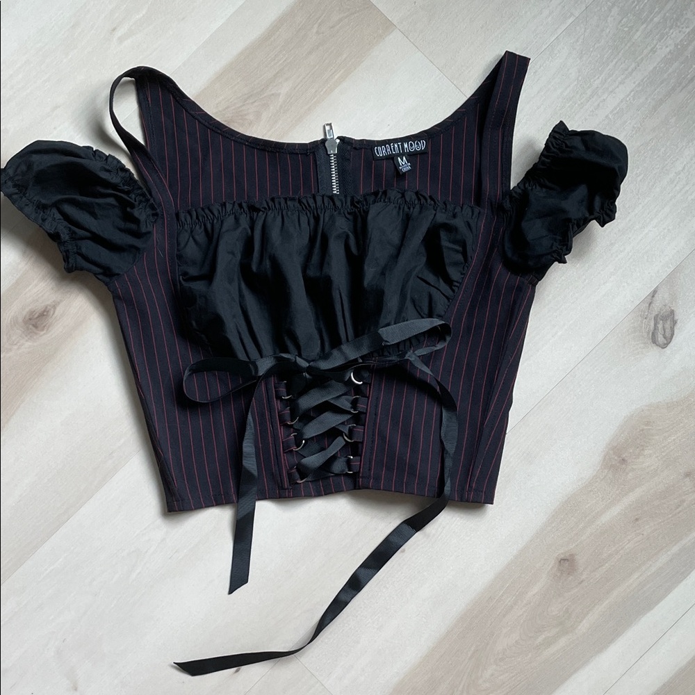 Current Mood Gothic Corset top
